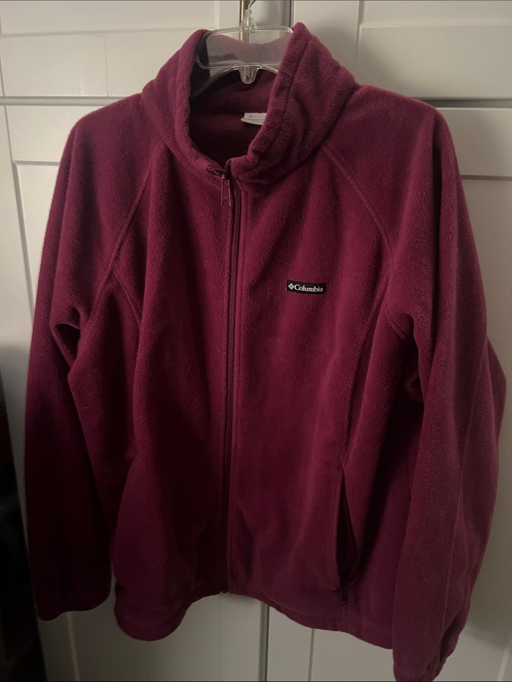 Columbia Women's Burgundy Teddy Fleece Jacket